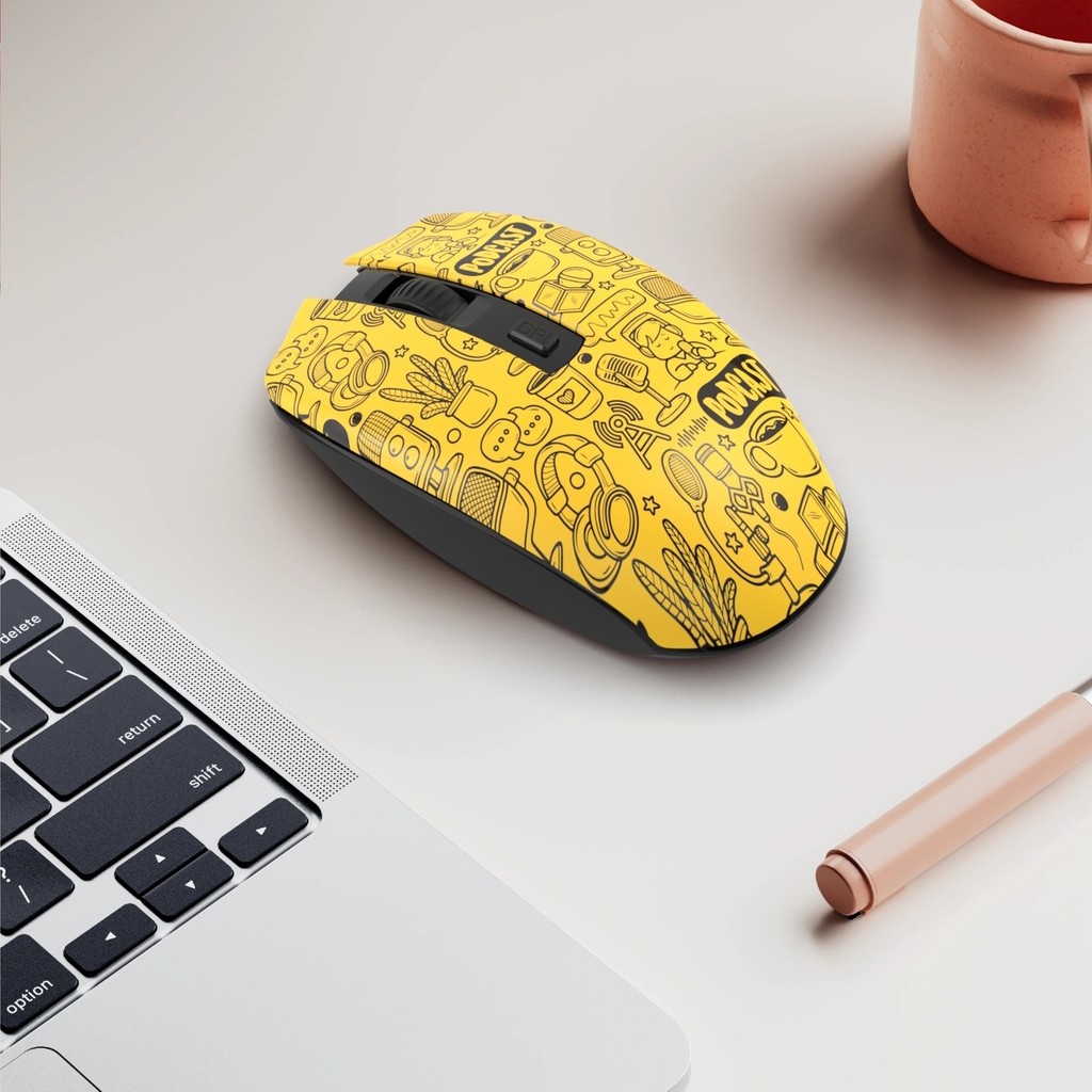 Studz T3- 5.1 Bluetooth & Wireless 2,4ghz Kablosuz Mouse - Turuncu Diğer Fiyatı