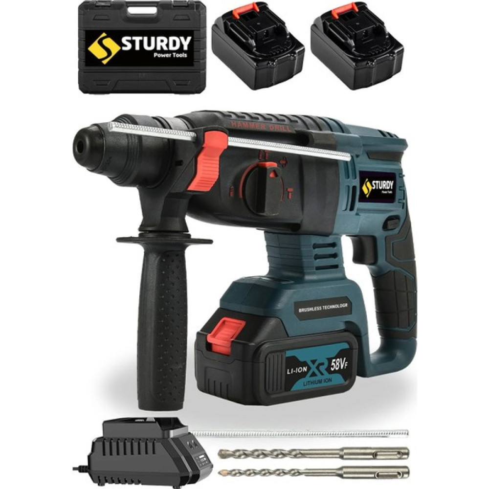 Sturdy Bakır Sargılı Kömürsüz Motor Darbeli Çift Akülü Şarjlı Kırıcı Delici 2-26 mm Hilti 002 Matkaplar Fiyatı