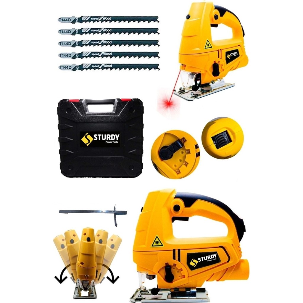 Sturdy Dekupaj Testere Wt-Technolgy 3400WATT Dc Motor Bakır Sargılı Lazerli +Devir Ayarl Dekupaj Testere Fiyatı