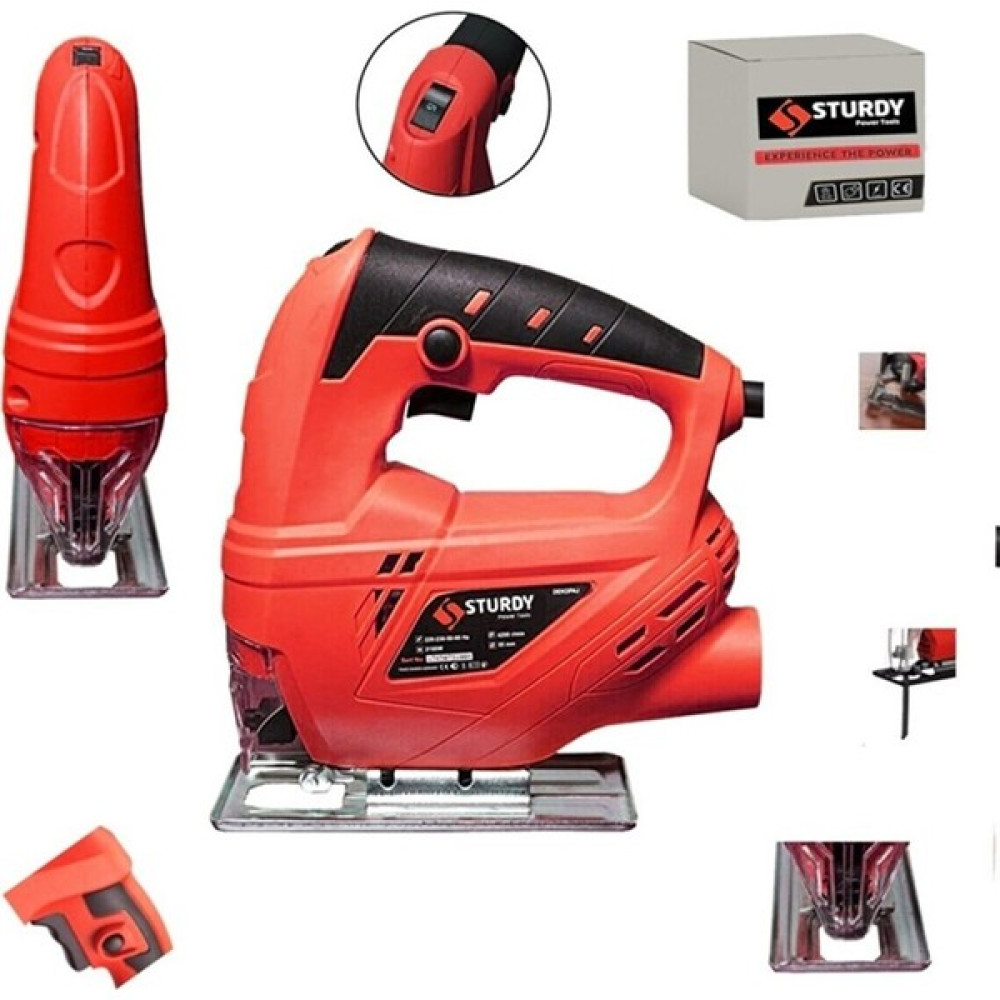 Sturdy Japon Technology New Red Series Sjs Metal Şanzıman 4200 W Bakır Sargı Dekupaj Testere Profesyonel Oto Boyaları Fiyatı