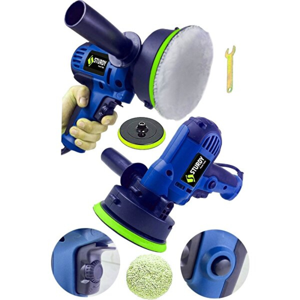 Sturdy Power Profesyonel 3400  Watt 6 Kademe Hız Kontrol Ayarlı Koltuk Yıkama, New Serıes  Polisaj Makinesi Cila / Polisaj Makinesi Fiyatı