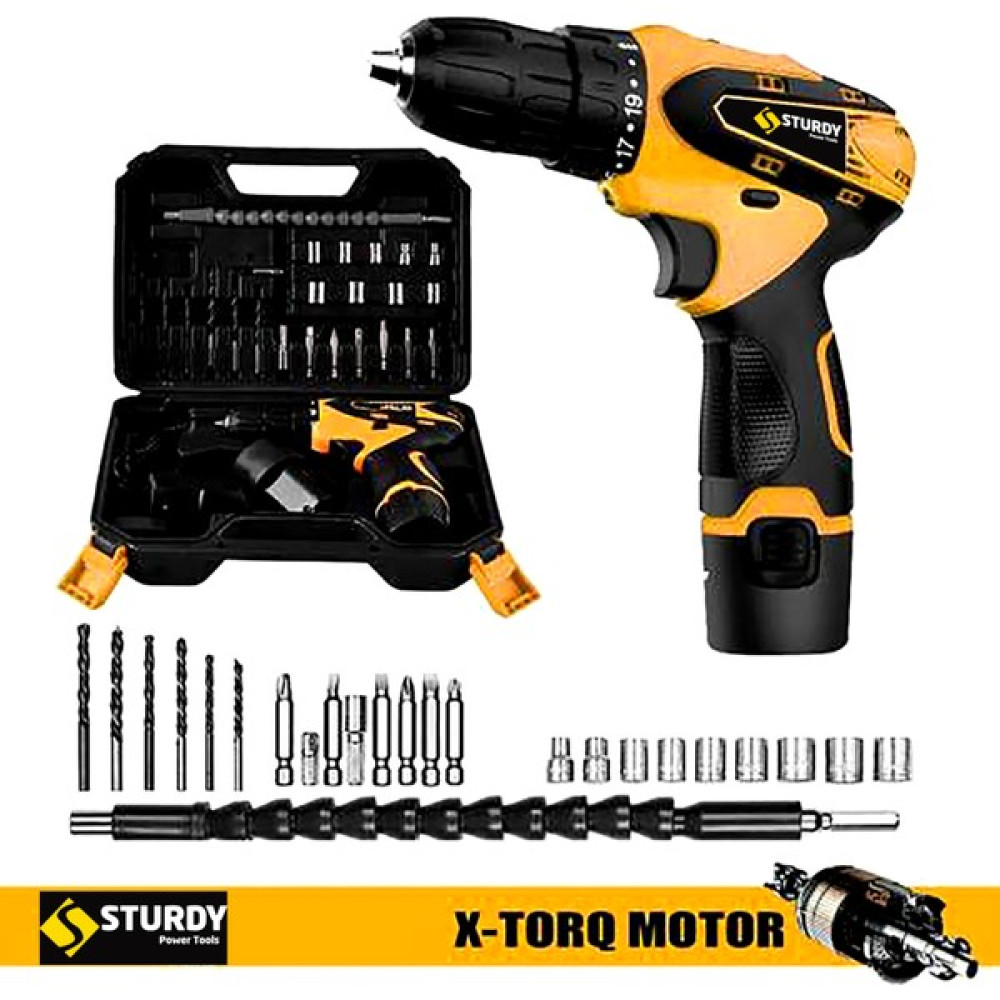Sturdy Power Tool Akülü Vidalama 36 V 5 ah lion ÇİFT AKÜLÜ ŞARJLI ARMUT MODEL MATKAP Elektrikli El Aletleri Fiyatı