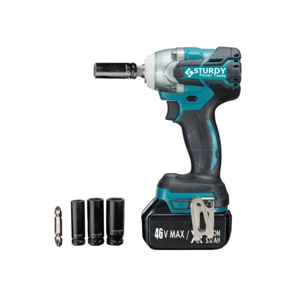 Sturdy Power Tools Brushless Motor 46 V 5 Ah Darbeli Somun Sıkma Makinesi Oto Boyaları Fiyatı