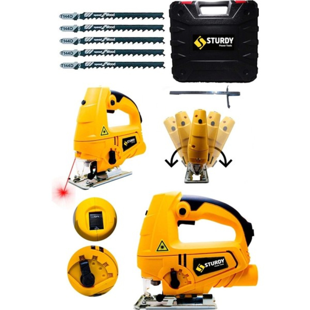 Sturdy Power Tools Dekupaj Testere Xr-Technolgy 2600WATT Dc Motor Bakır Sargılı Lazerli +Devir Ayarlı Oto Boyaları Fiyatı