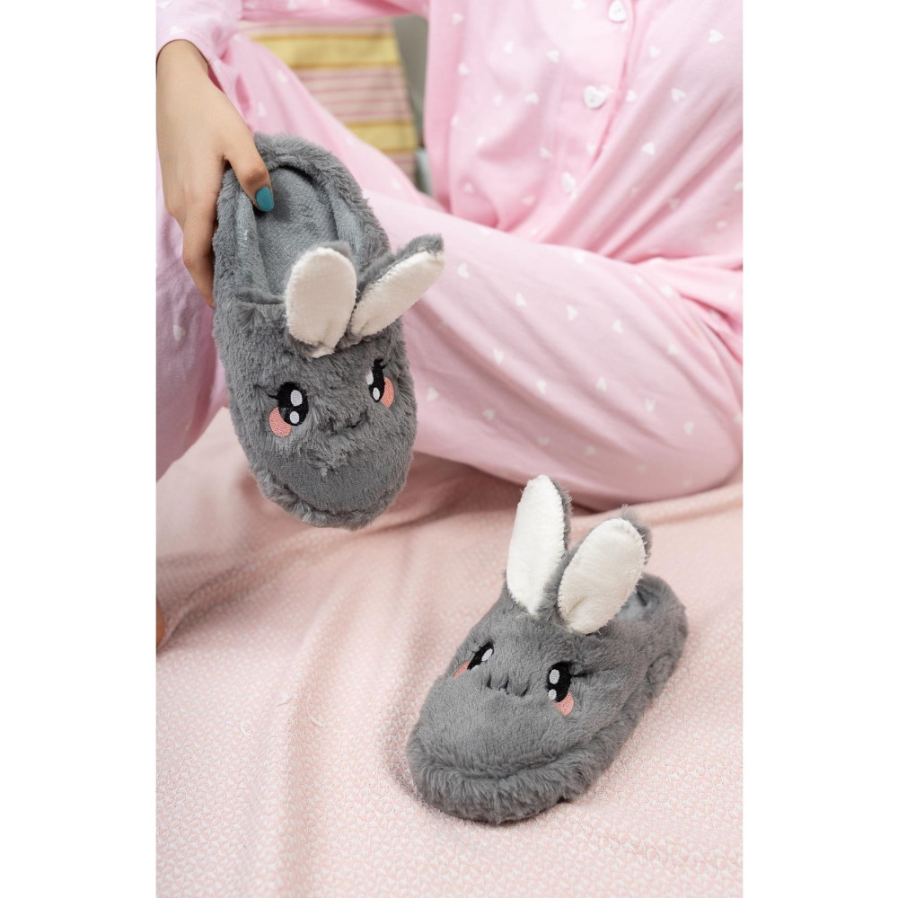StWenn Pofuduk Hayvan Figürlü Panduf Kadın Ev Terliği Tüylü Terlik 40-41 Beden Unisex Sandalet Fiyatı