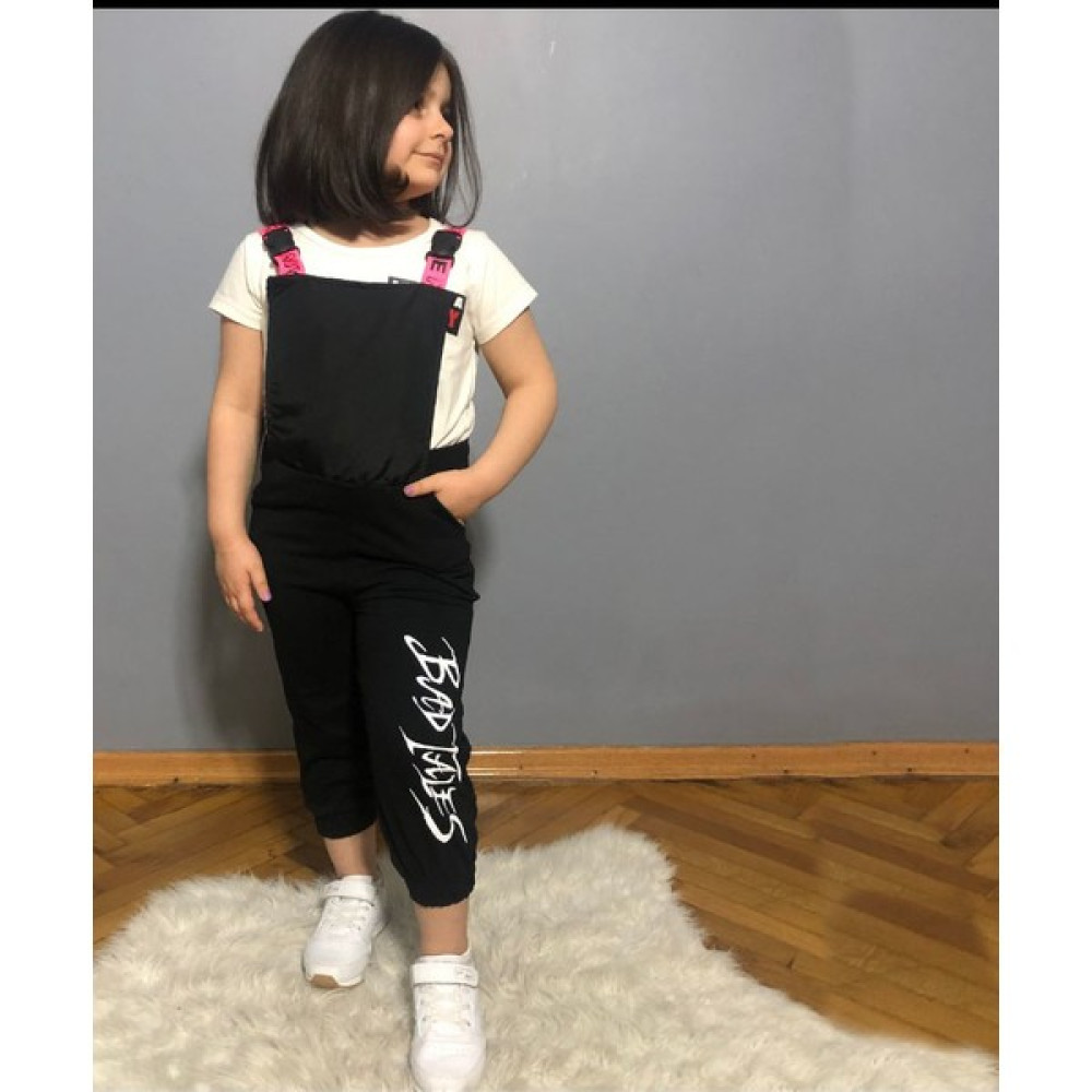 Style Naz Stylenaz Kızçocuk Siyah Tulum Kız Çocuk Tulum ve Salopet Fiyatı