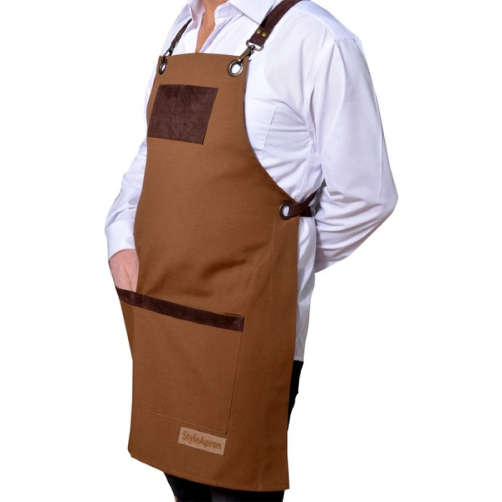 Styleapron Barista Cafe-Restaurant-Berber-Kuafor-Otel-Önlüğü - Beyaz - 46 Oto Boyaları Fiyatı