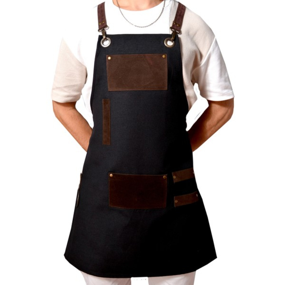 Styleapron Özel Tasarım Barista Ahşap Seramik Kuaför Önlük Cora - Beyaz - 46 Sağlık / Bakım / Kozmetik Fiyatı
