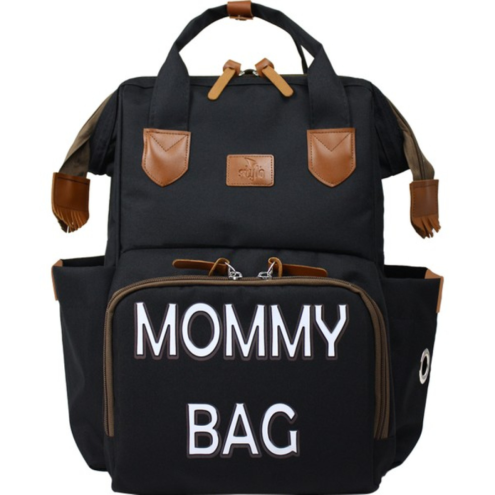 Stylo Doce Mommy Bag Anne Bebek Bakım Sırt Çantası-Beyaz Baskı Bebek Bakım Çantası Fiyatı