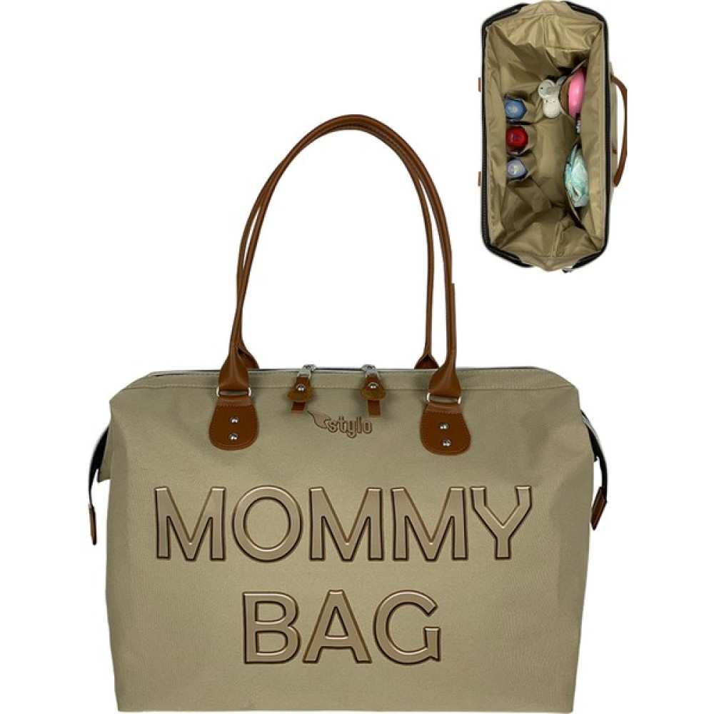 Stylo Mommy Bag Anne Bebek Bakım Çantası - Vizon Bebek Bakım Çantası Fiyatı