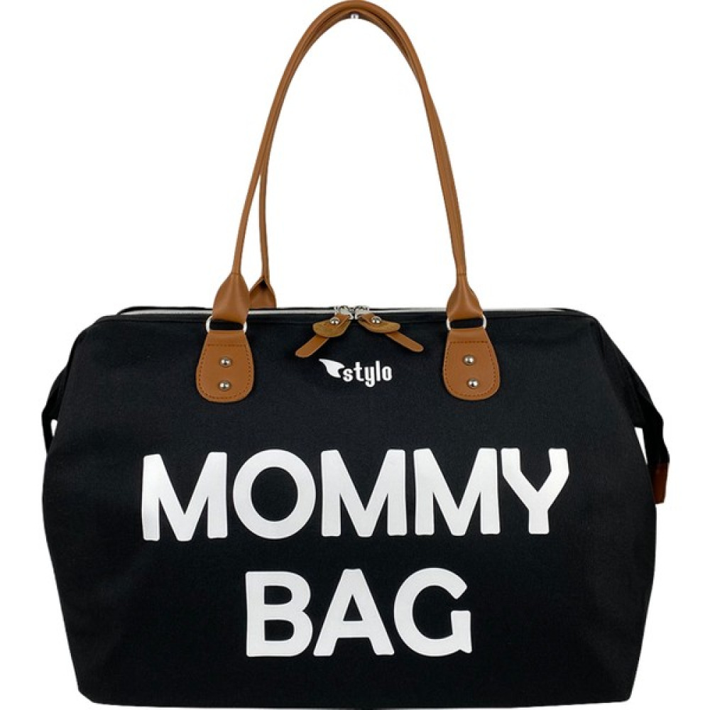 Stylo Mommy Bag Anne Bebek Bakım ve Kadın Çantası-Siyah Bebek Bakım Çantası Fiyatı