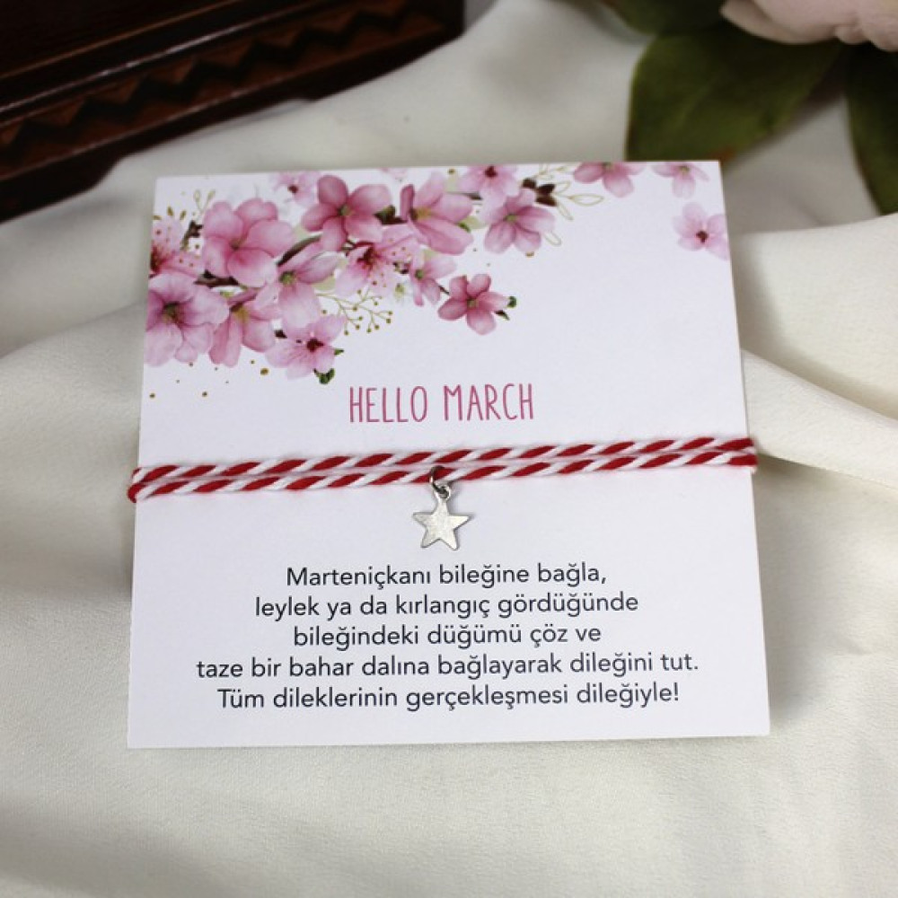 Styx Design Yıldız Detaylı Kartlı Marteniçka Bileklik - 5 adet Saat ve Bileklik Aksesuarı Fiyatı