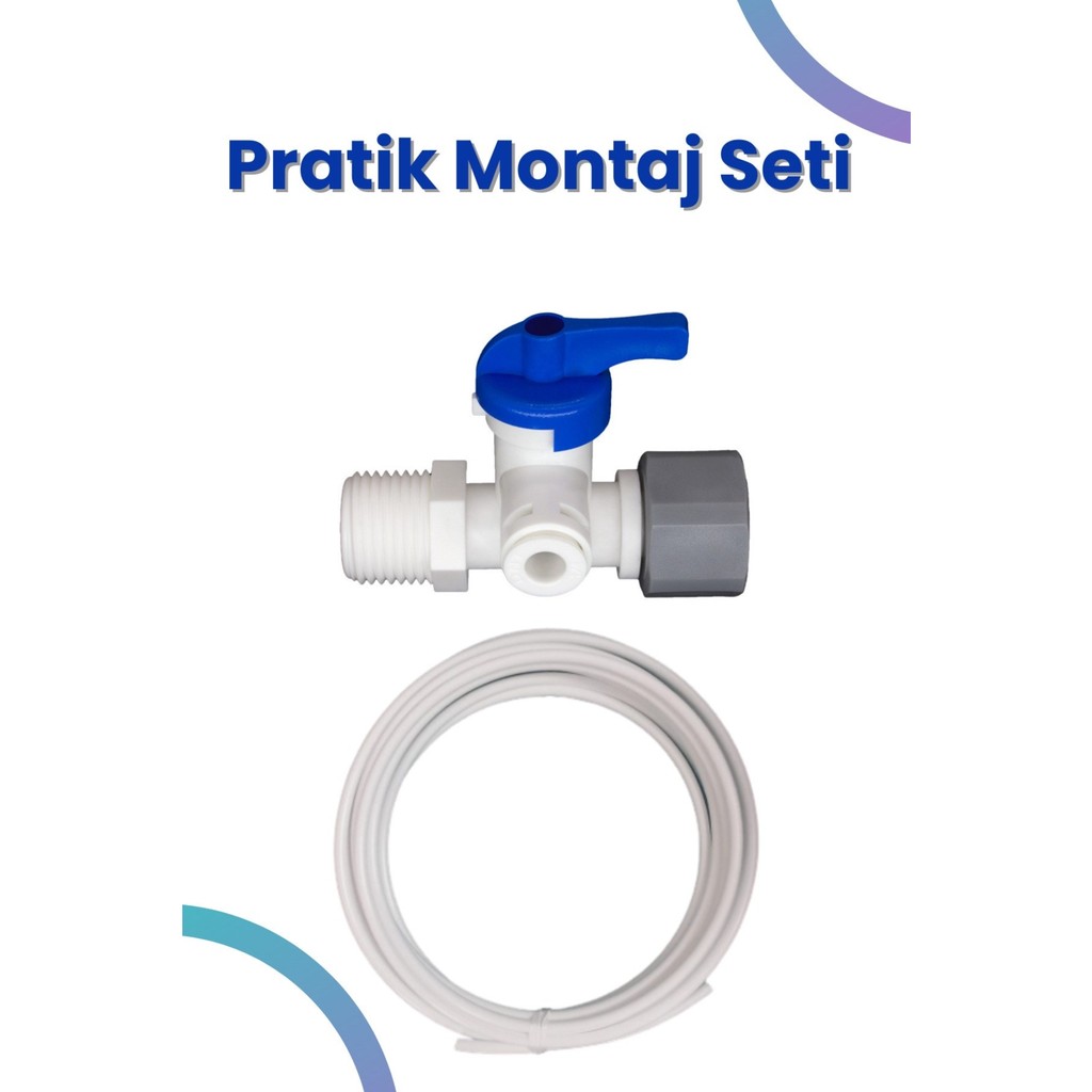 Su Arıtma Cihazı Pratik Montaj Seti - Beyaz Su Arıtma Cihazı Fiyatı