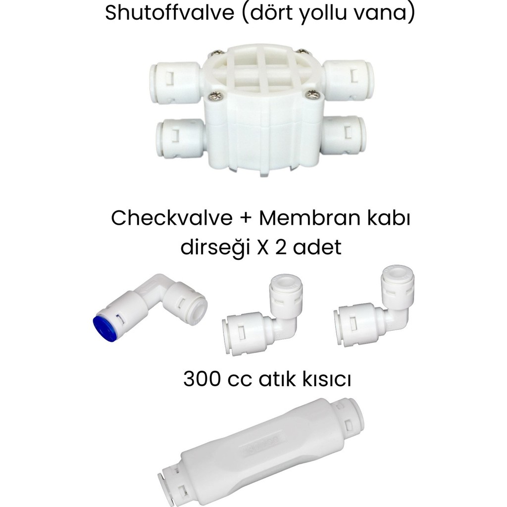 Su Arıtma Cihazı Yedek Parça Seti Beşli - Beyaz Su Arıtma Cihazı Fiyatı