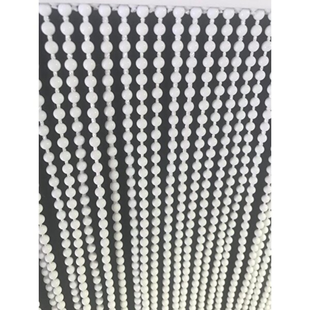 Su Perisi Perde Kapı Boncuk Perdesi Beyaz 1cm Aralık - 75X180 Perde Aksesuarı Fiyatı