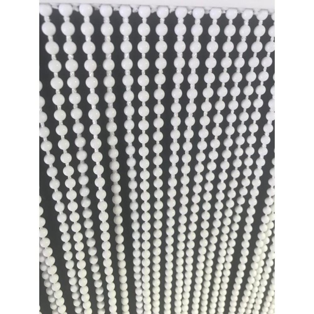 Su Perisi Perde Kapı Boncuk Perdesi Beyaz 5mm Aralık - 75X180 Perde Aksesuarı Fiyatı