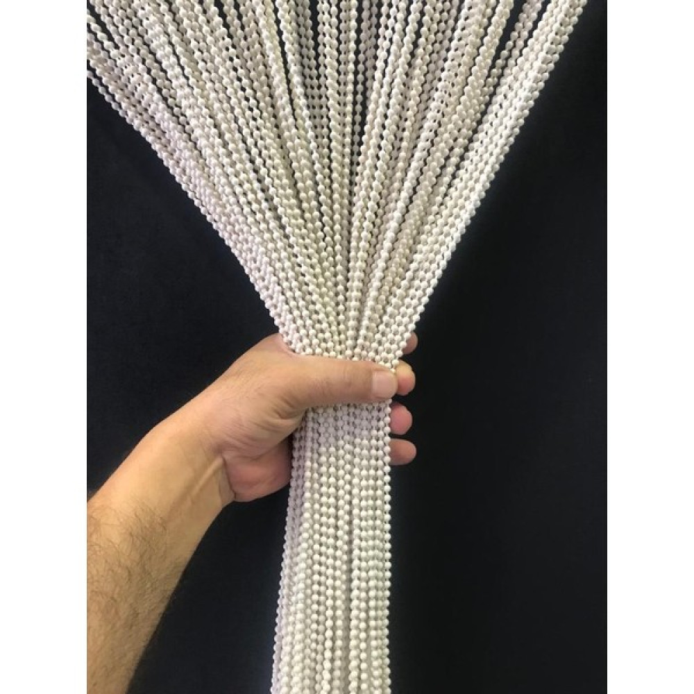Su Perisi Perde Kapı Boncuk Perdesi Krem 5mm Aralık - 75X180 Perde Aksesuarı Fiyatı