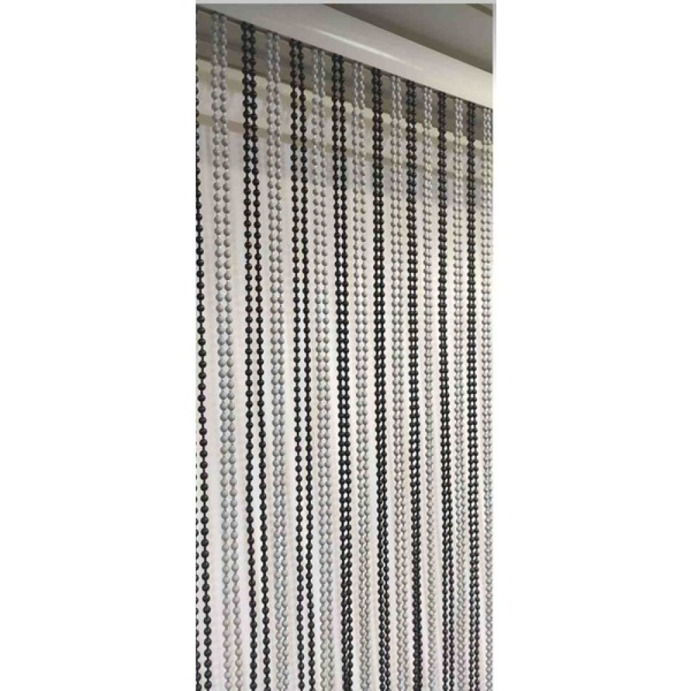 Su Perisi Siyah Gri Kapı Boncuk Perdesi 75X180 cm Perde Aksesuarı Fiyatı