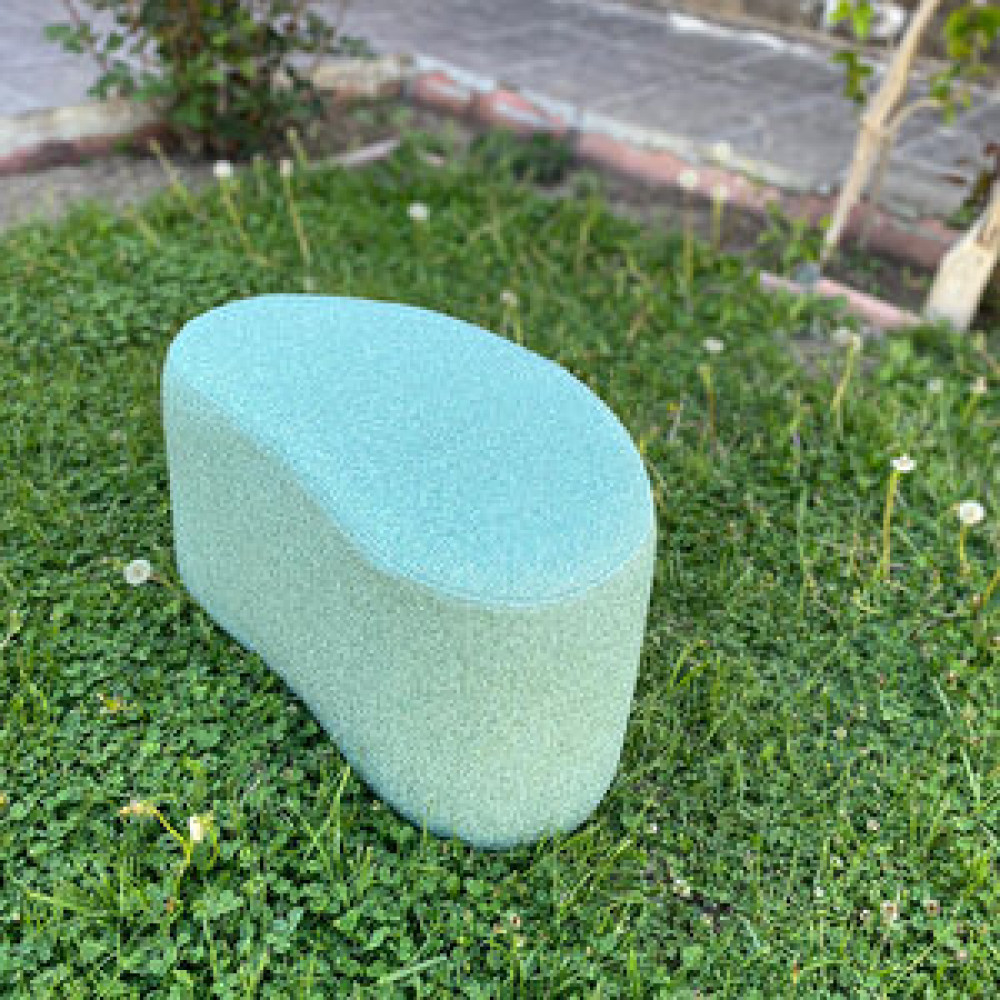Su Yeşili Bean Puf Uzunluk 66cm Yükseklik 42cm Puf Fiyatı