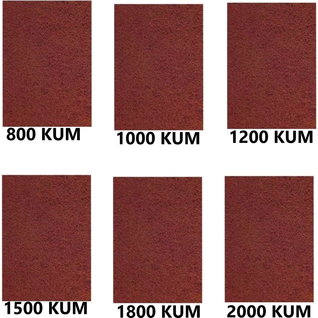 Su Zımparası, Yumuşak Kağıt, Yüksek Kalite 23X28 cm 800,1000,1200,1500,1800,2000 Kum 6 Parça Diğer Fiyatı