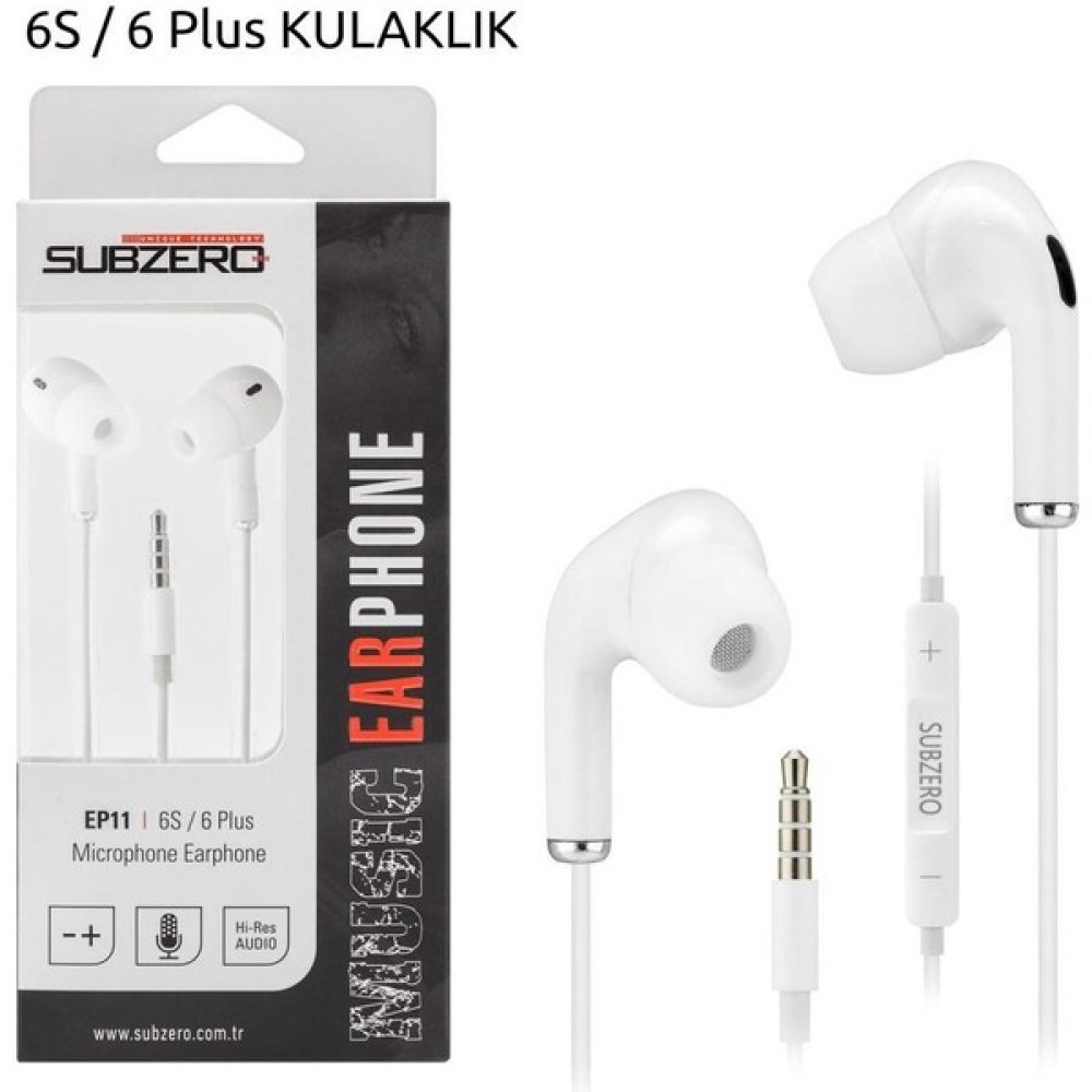 Subzero Iphone Mikrofonlu Kulak Içi Kulaklık Subzero EP11 Kulaklık Fiyatı