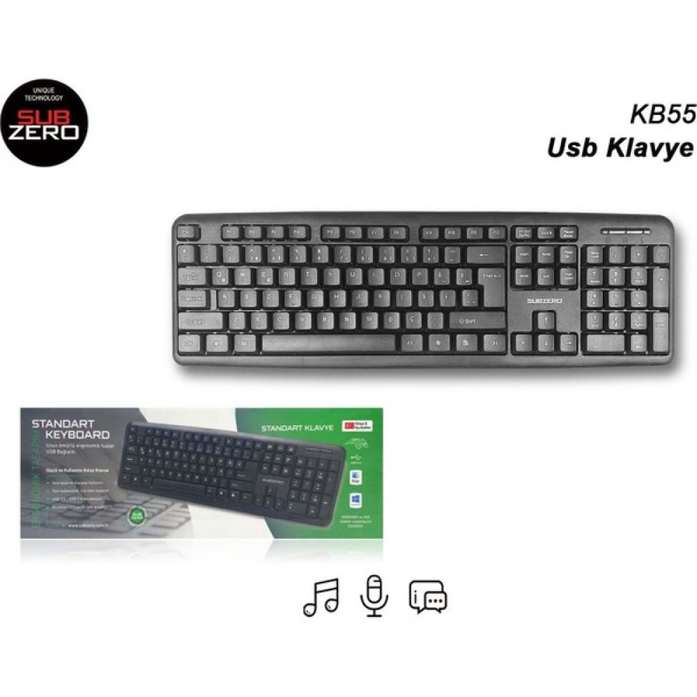 Subzero KB55 USB Q Klavye Oyuncu Klavyesi Fiyatı