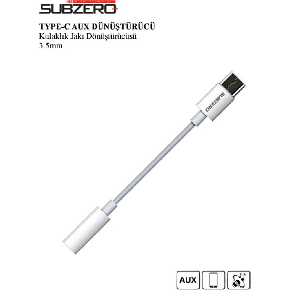 Subzero Kulaklık Aux 3.5mm Dönüştürücü Çevirici Subzero AD20 Oto Boyaları Fiyatı