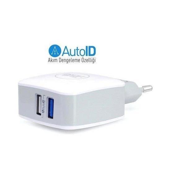 Subzero SG39 5V 3.4A 2xUSB Akıllı Şarj Adaptörü Network Aksesuarları Fiyatı