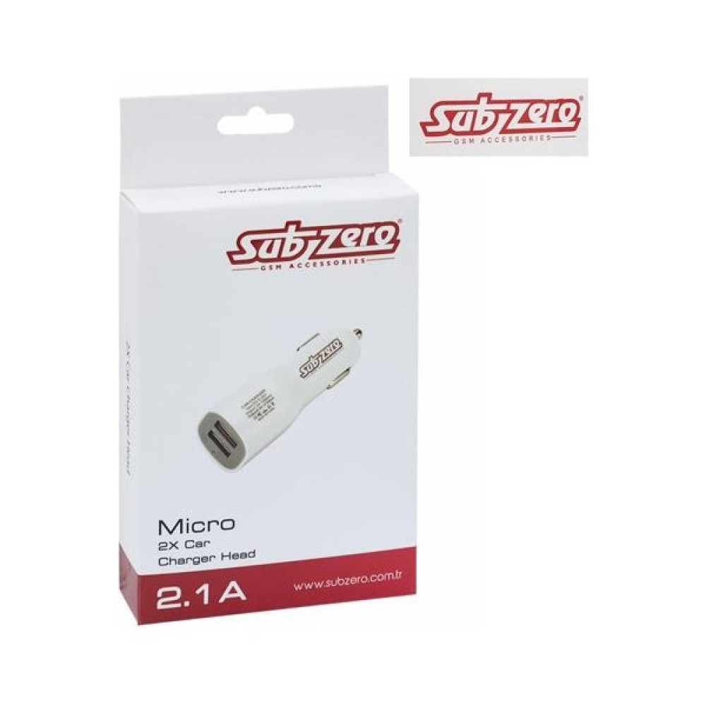Subzero Telefon Araç Başlık 2.1A Çift USB A1428 Subzero Oto Boyaları Fiyatı