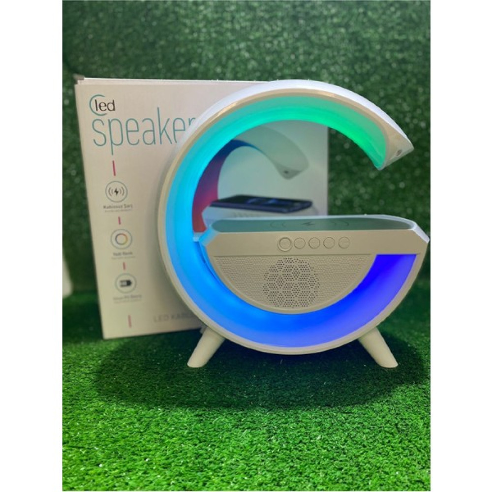 Subzero WR125 Kablosuz Şarj Özellikli Bluetooth Hoparlör Rgb Gece Masa Lambası Çok Fonksiyonlu Atmosfer Lamba Bluetooth Hoparlör Fiyatı