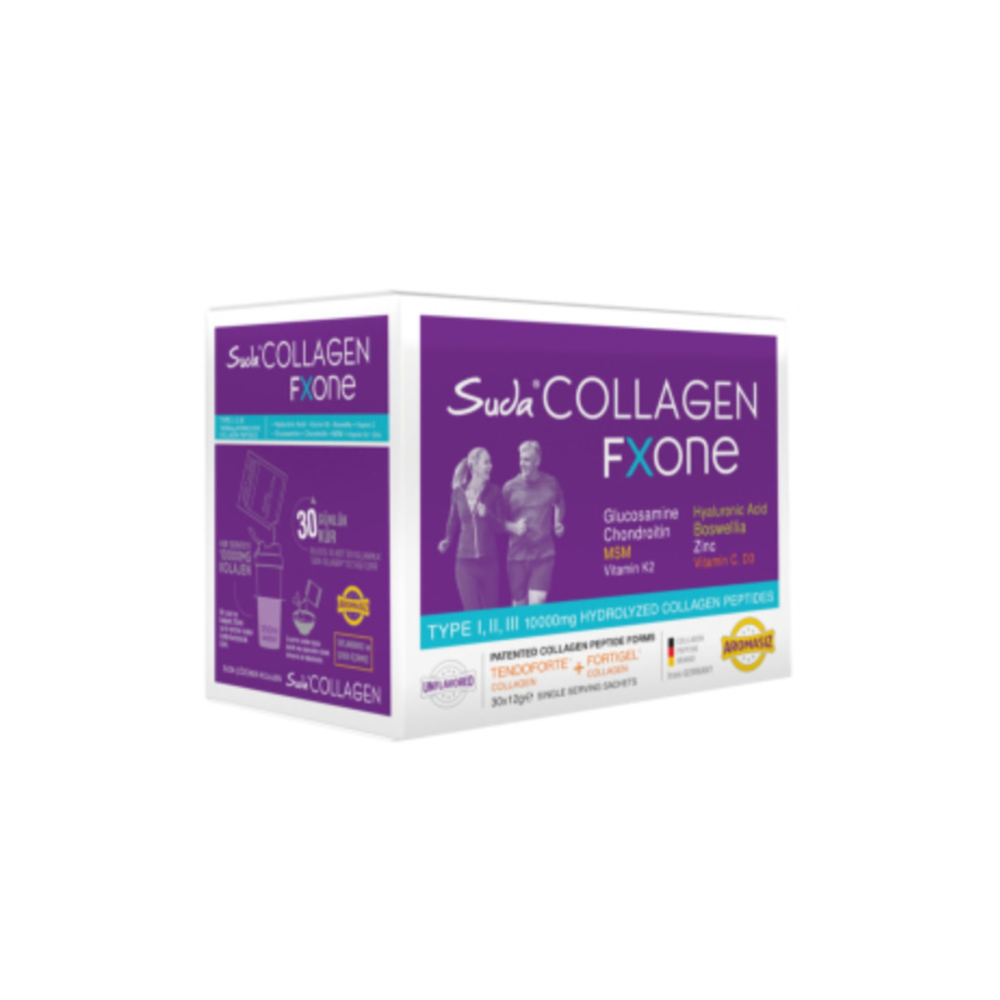 Suda Collagen Fxone Aromasız Kolajen 12 g 30 Saşe Sağlık Fiyatı