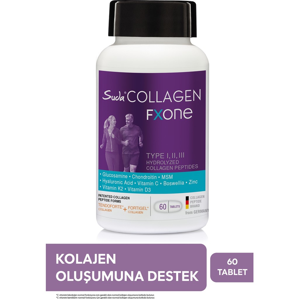 Suda Collagen Fxone Tip I-II-III Kolajen 60 Tablet - -- Diğer Fiyatı