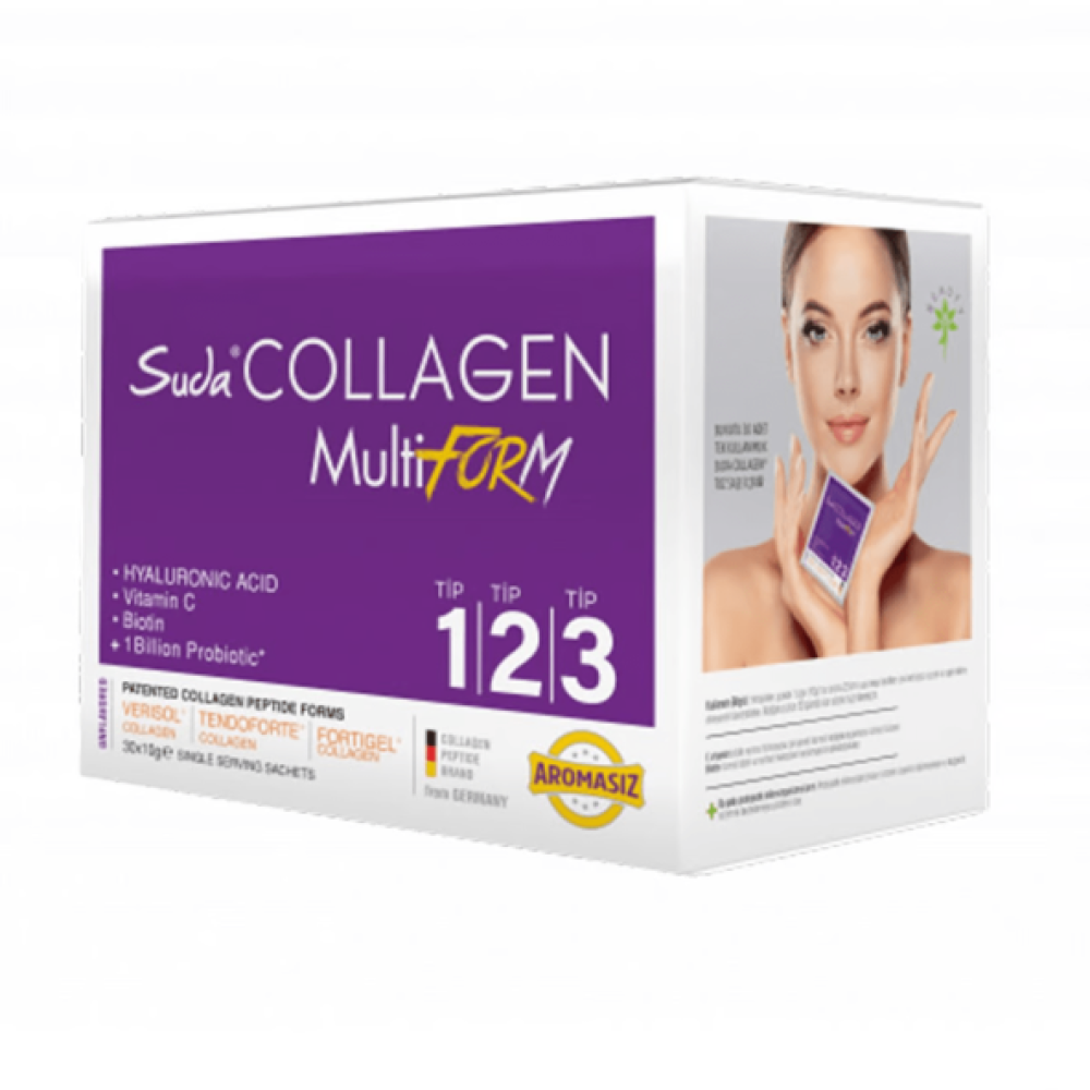 Suda Collagen Multiform Aromasiz 10 Gr X 30 Sase Kişisel Bakım Gereçleri Fiyatı