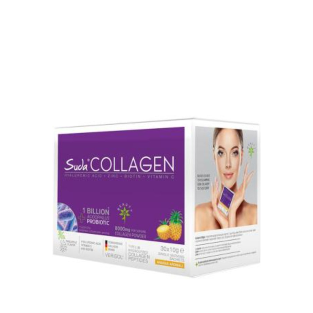 Suda Collagen Probiyotik Kollajen Ananaslı 30 X 10 gr Sağlık Fiyatı