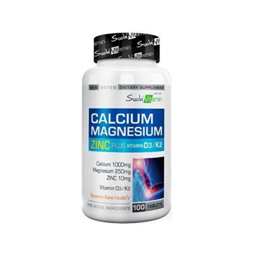 Suda Vitamin Calcium Magnesium Zinc D3 K2 100 Tablet 8681571352044 Kişisel Bakım Gereçleri Fiyatı