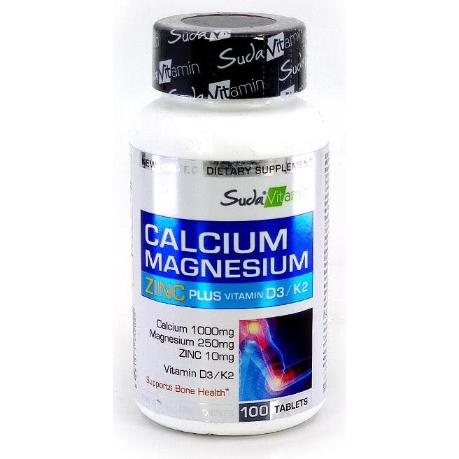 Suda Vitamin Calcium Magnesium Zinc Plus 100 Tablet -VA569 Diğer Fiyatı