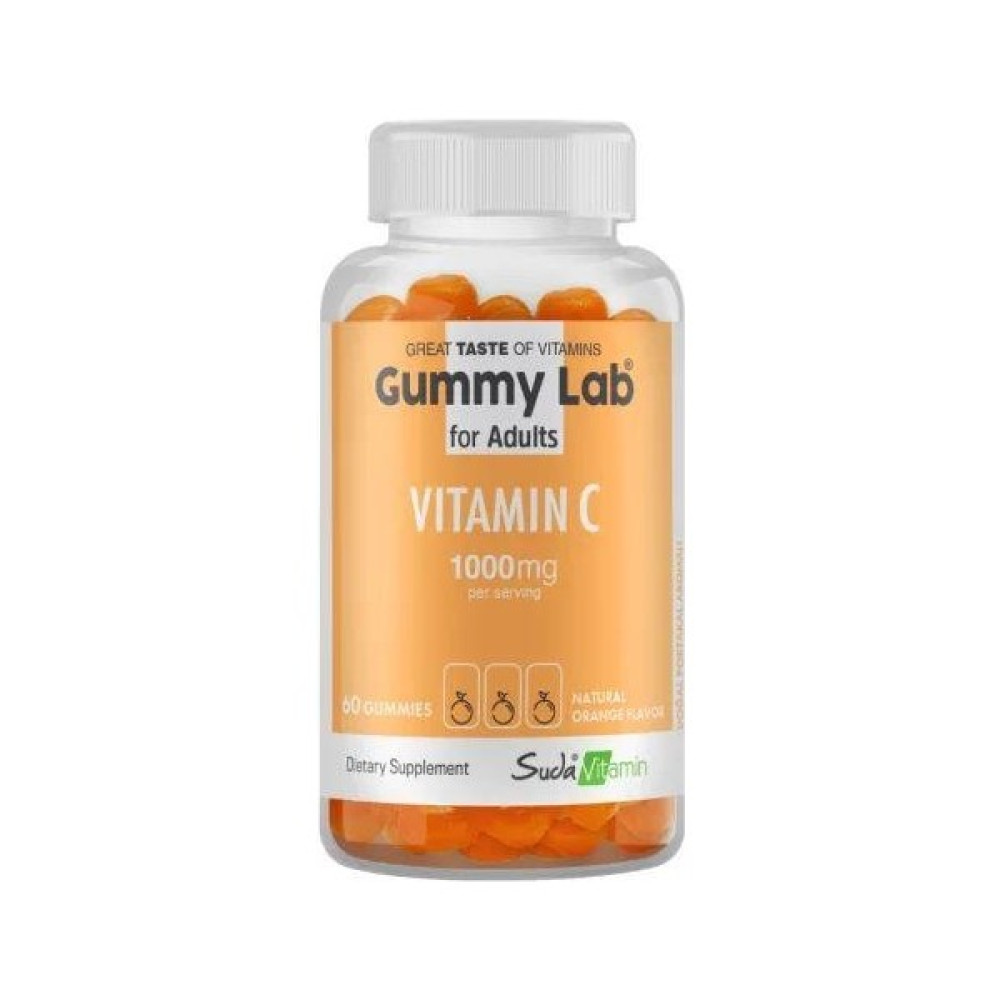 Suda Vitamin Gummy Lab Vitamin C For Adults Portakal Aromalı 60 Gummies Protein Tozları Fiyatı