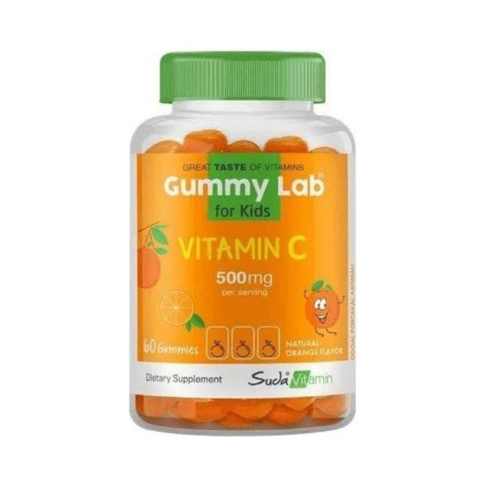 Suda Vitamin Gummy Lab Vitamin C For Kids Portakal Aromalı 60 Gummies Protein Tozları Fiyatı