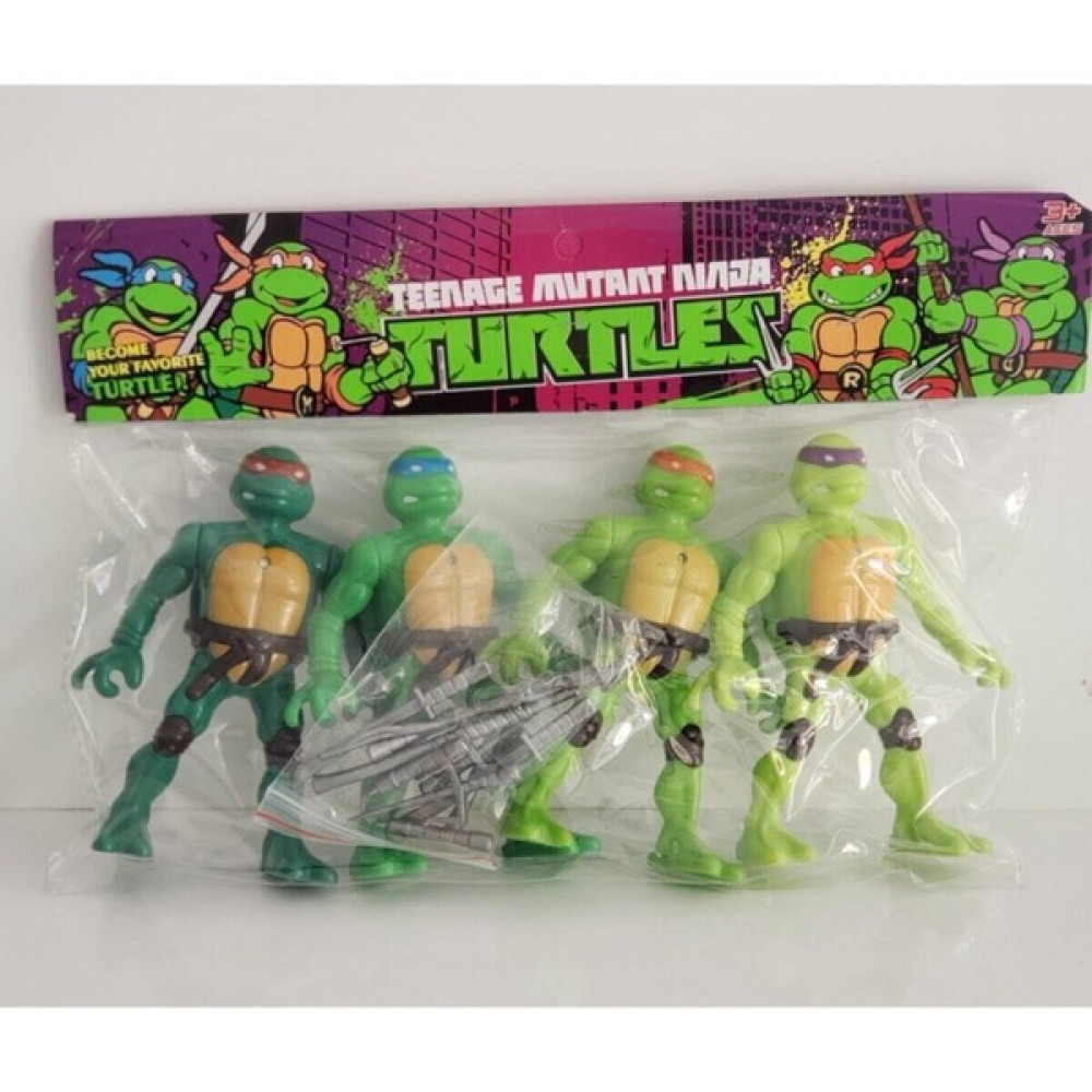Suden Ninja Kaplumbağalar Işıklı Figür 4'lü Set Ninja Turtles - Renkli Oyuncak Fiyatı
