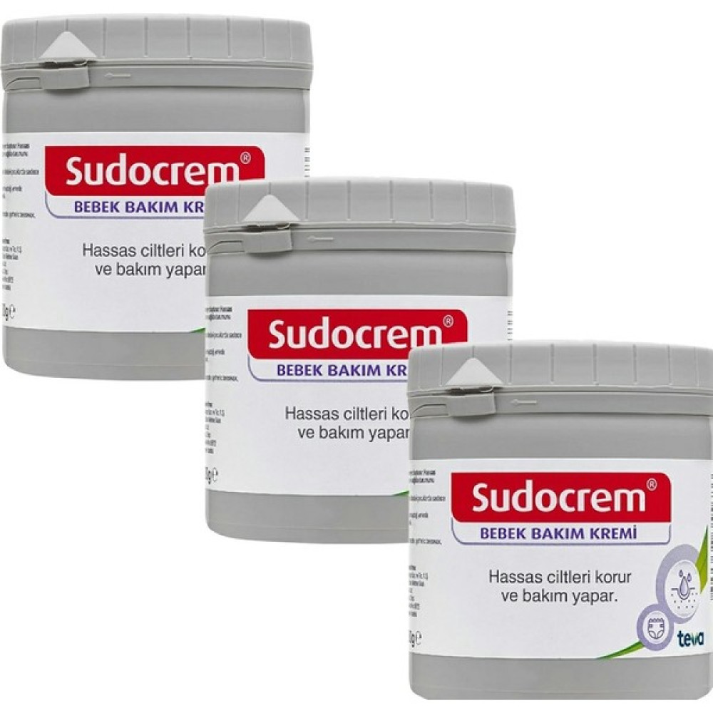 Sudocrem Bebek Bakım Kremi 3 Adet X 250 Gr Bebek Bakım Fiyatı