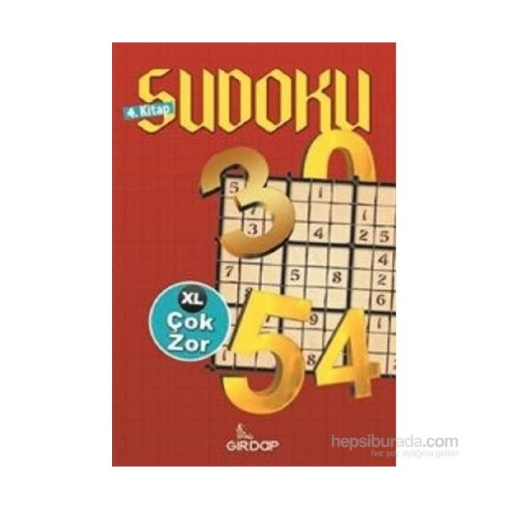 Sudoku 4 - Çok Zor Seviye-Salim Toprak Aktivite & Eğitici Kitaplar Fiyatı