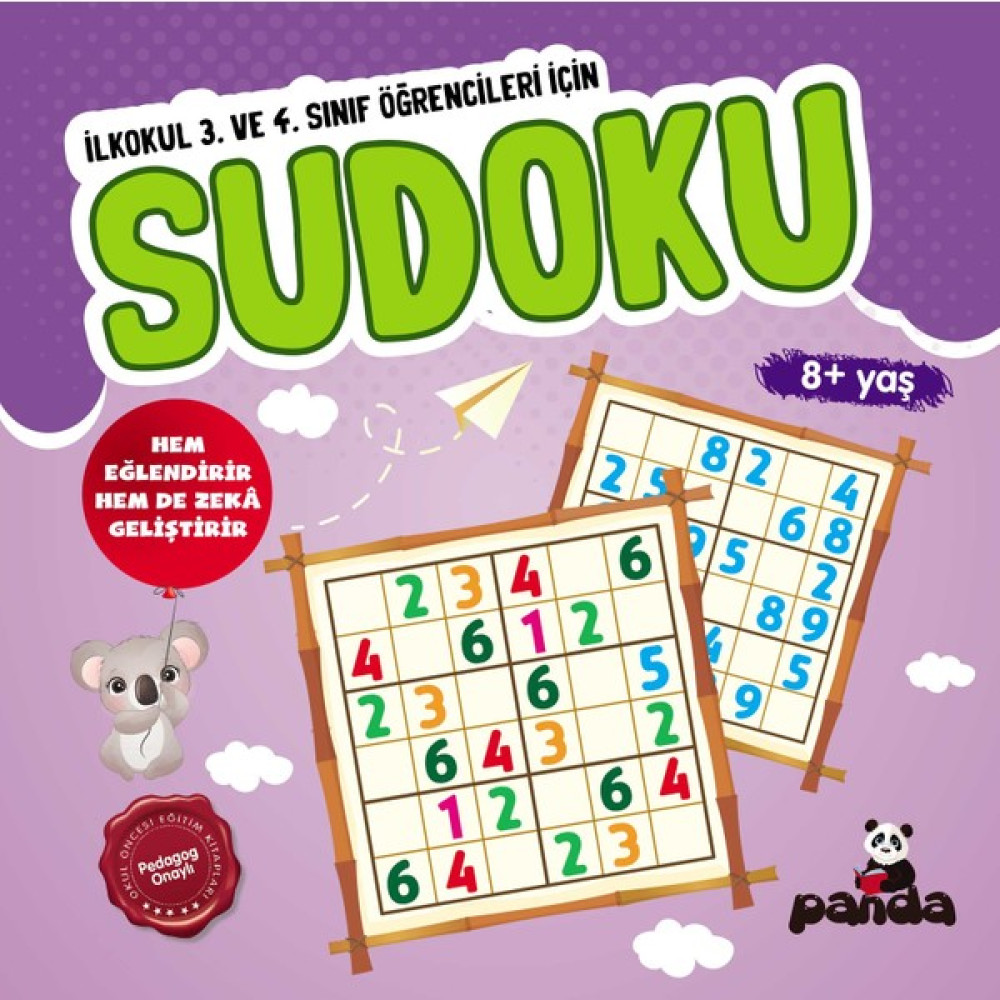 Sudoku 8 Yaş – İlkokul 3 ve 4. Sınıflar İçin Aktivite & Eğitici Kitaplar Fiyatı