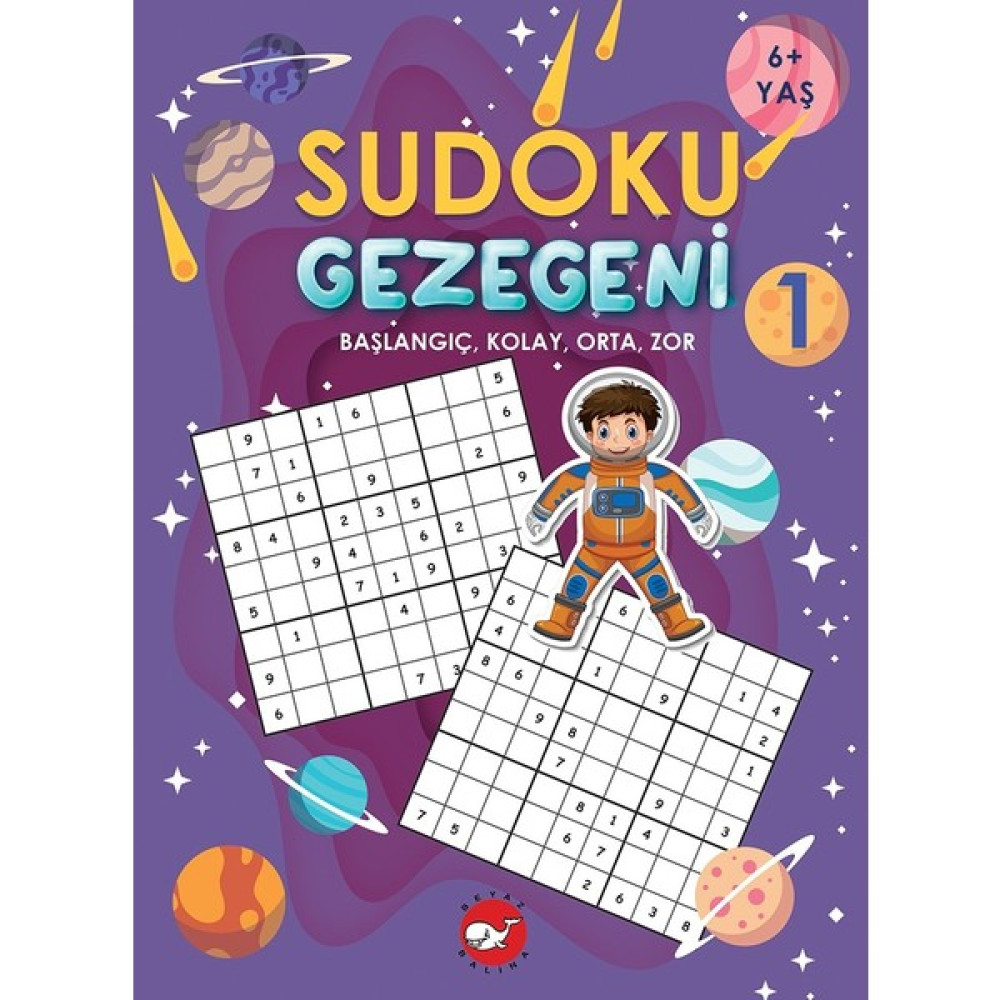Sudoku Gezegeni 1 Başlangıç, Kolay, Orta, Zor 6+ Yaş - Ramazan Oktay Zeka Geliştirici Kitaplar Fiyatı