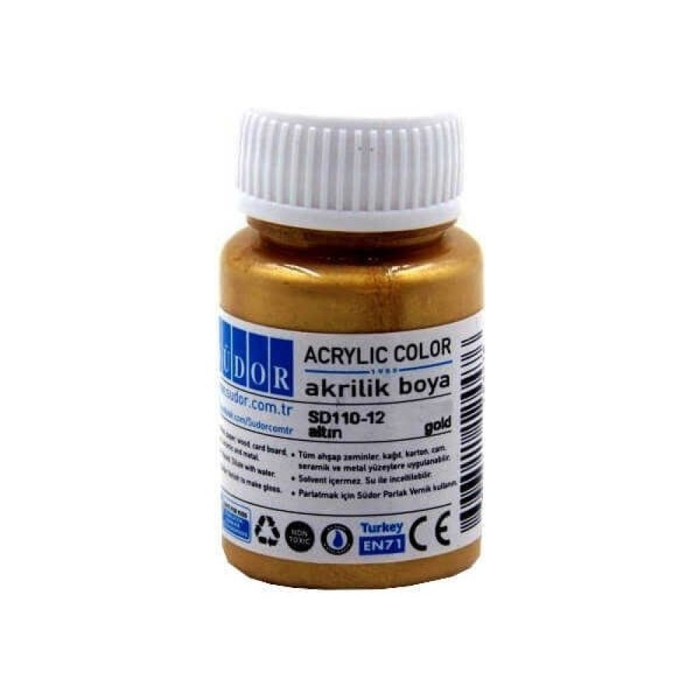 Südor Akrilik Boya 40 ml Metalik Altın Akrilik Boya Fiyatı