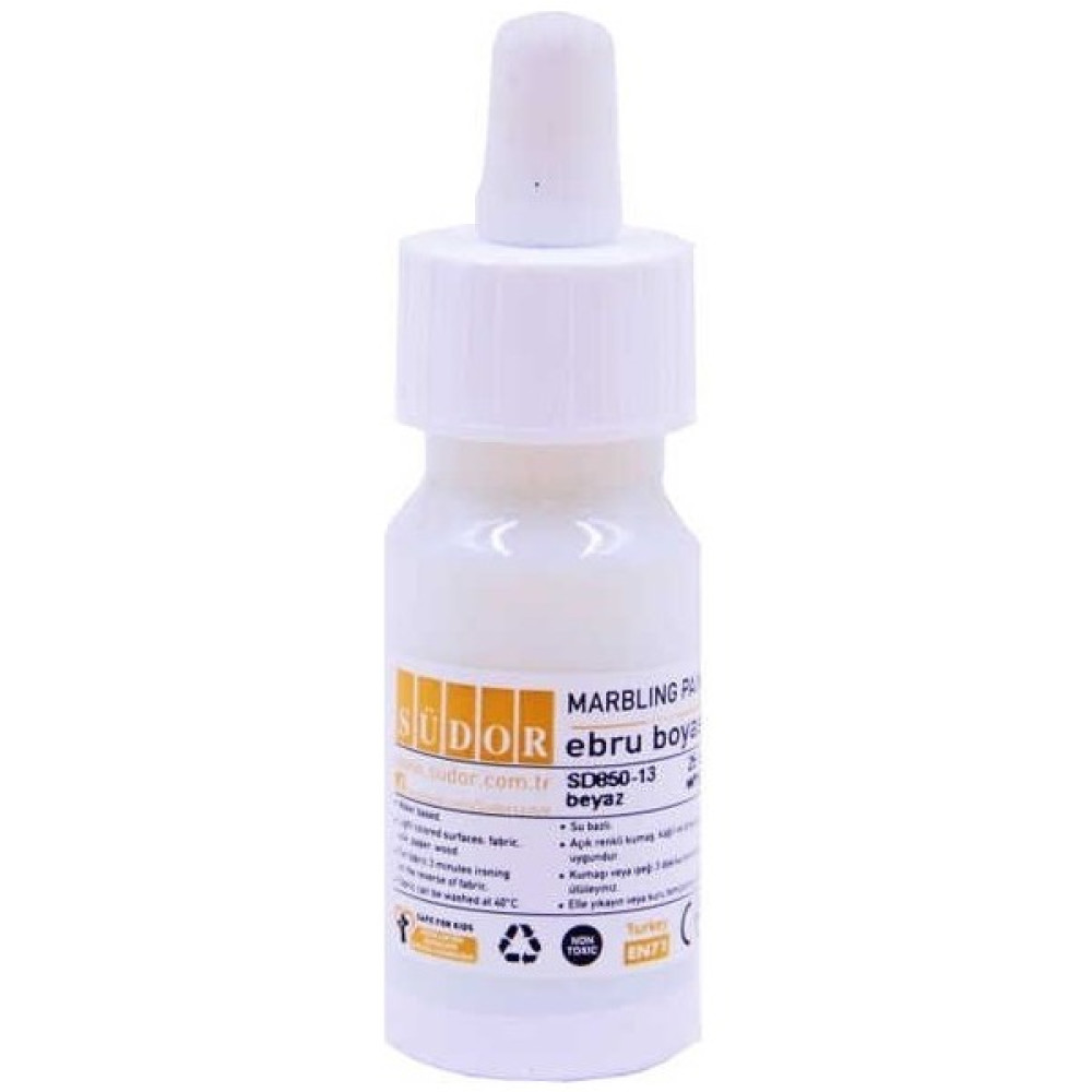 Südor Ebru Boyası 25 ml Beyaz Oto Boyaları Fiyatı