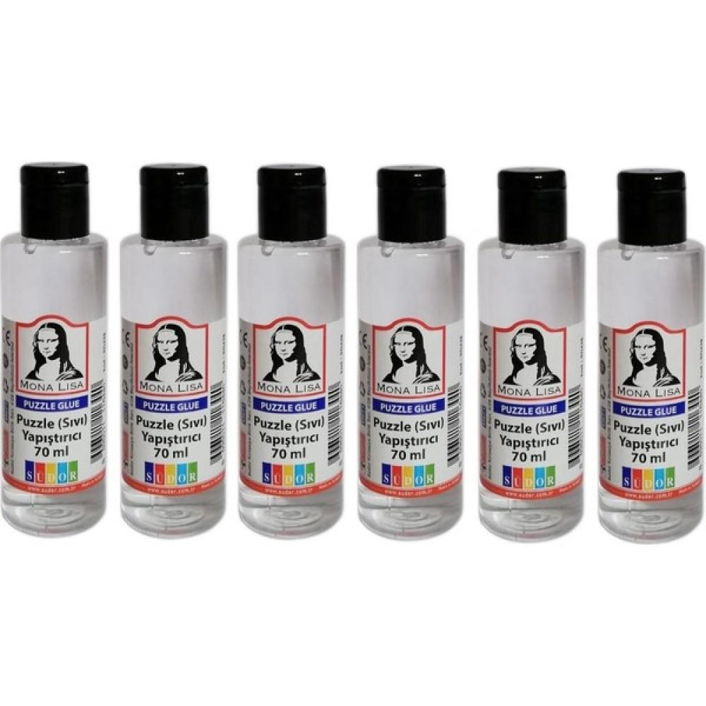 Südor EN71 Monalisa Puzzle Sıvı Yapıştırıcı 70 ml Non Toxic 6'lı Yapıştırıcı - Tutkal Fiyatı
