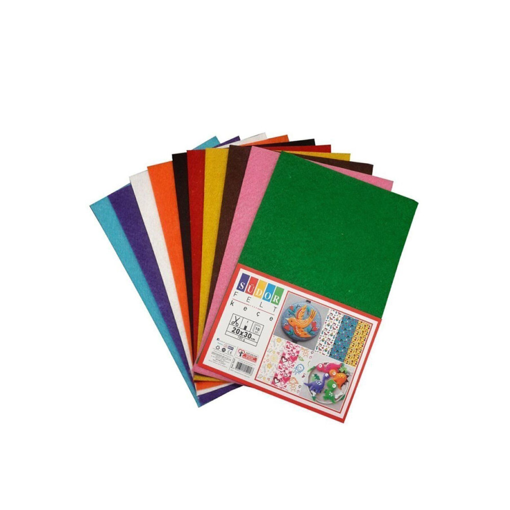 Südor Keçe 20x30 Cm 10 Renk 180 gr K.e Keçe Fiyatı