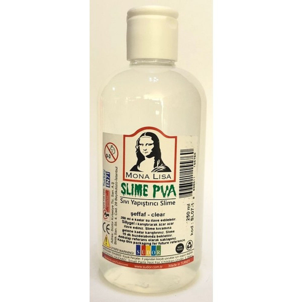 Südor Mona Lisa Slime (Slaym) Sıvı Yapıştırıcı Şeffaf 250 Ml. Yapıştırıcı - Tutkal Fiyatı