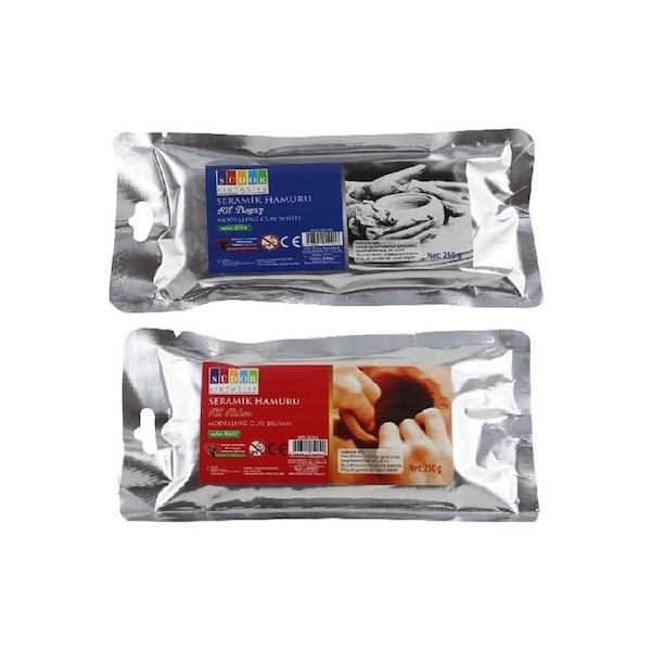 Südor Seramik Kil Hamuru 250 gr Kahve + Beyaz Oyun Hamuru & Kil Fiyatı