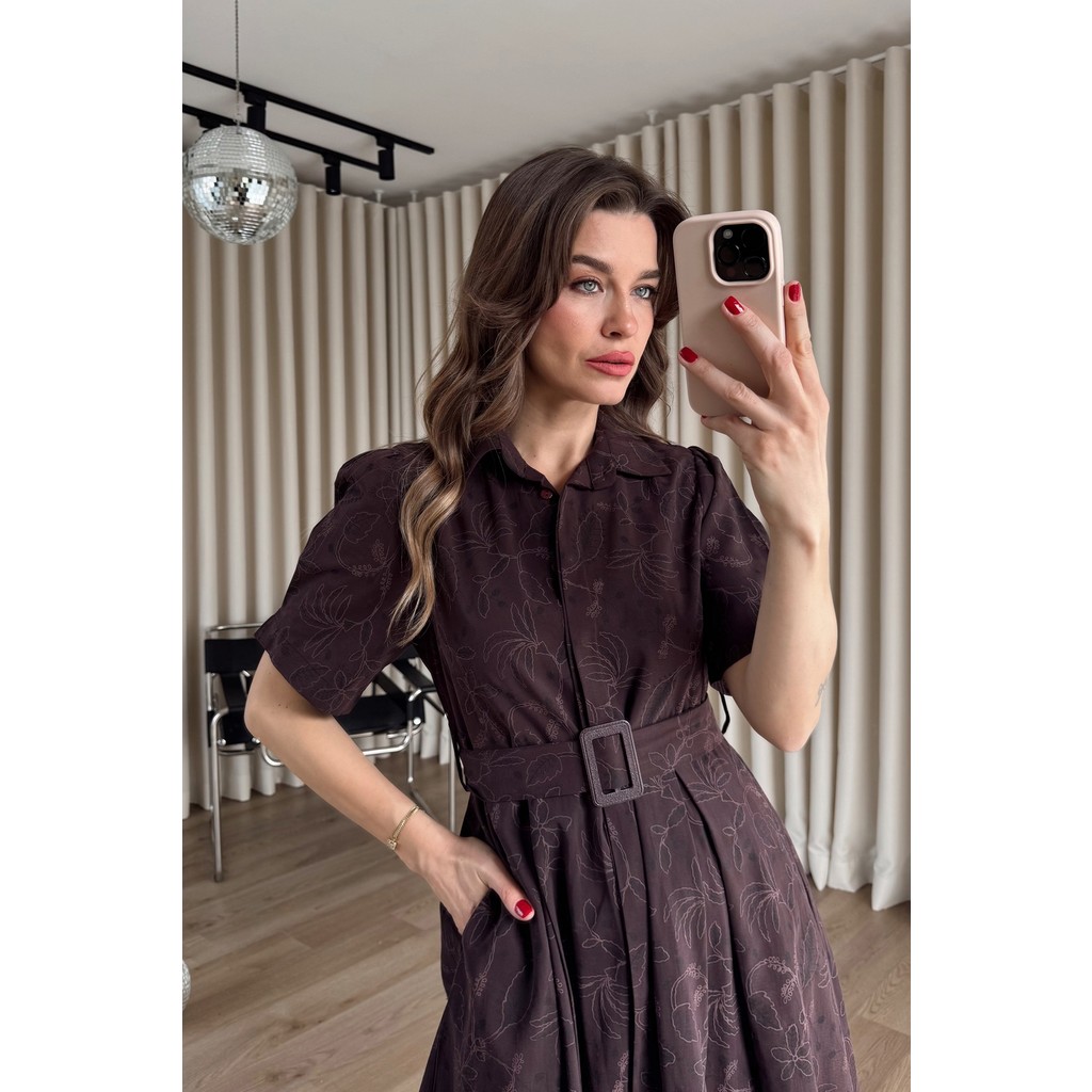 Sue Store Mürdüm Bej Çiçek Desenli Kemerli Gömlek Elbise. Ön Sipariş Açılmıştır. 10 Nisan Cuma Stok Giriş Tarihidir. Giyim & İç Giyim Fiyatı